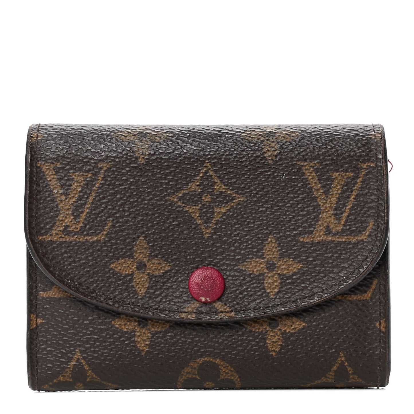 Monogram Rosalie Coin Purse Fuchsia