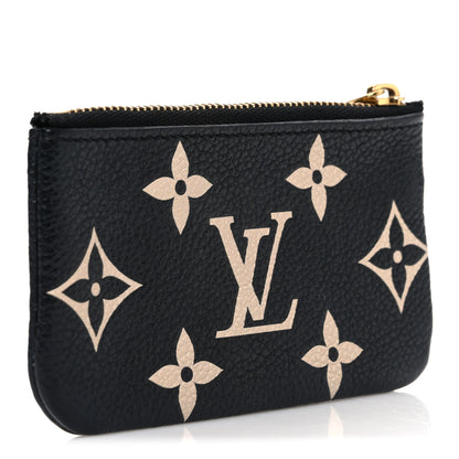 Louis Vuitton Empreinte Monogram Giant Key Pouch Black Beige 3 of 7