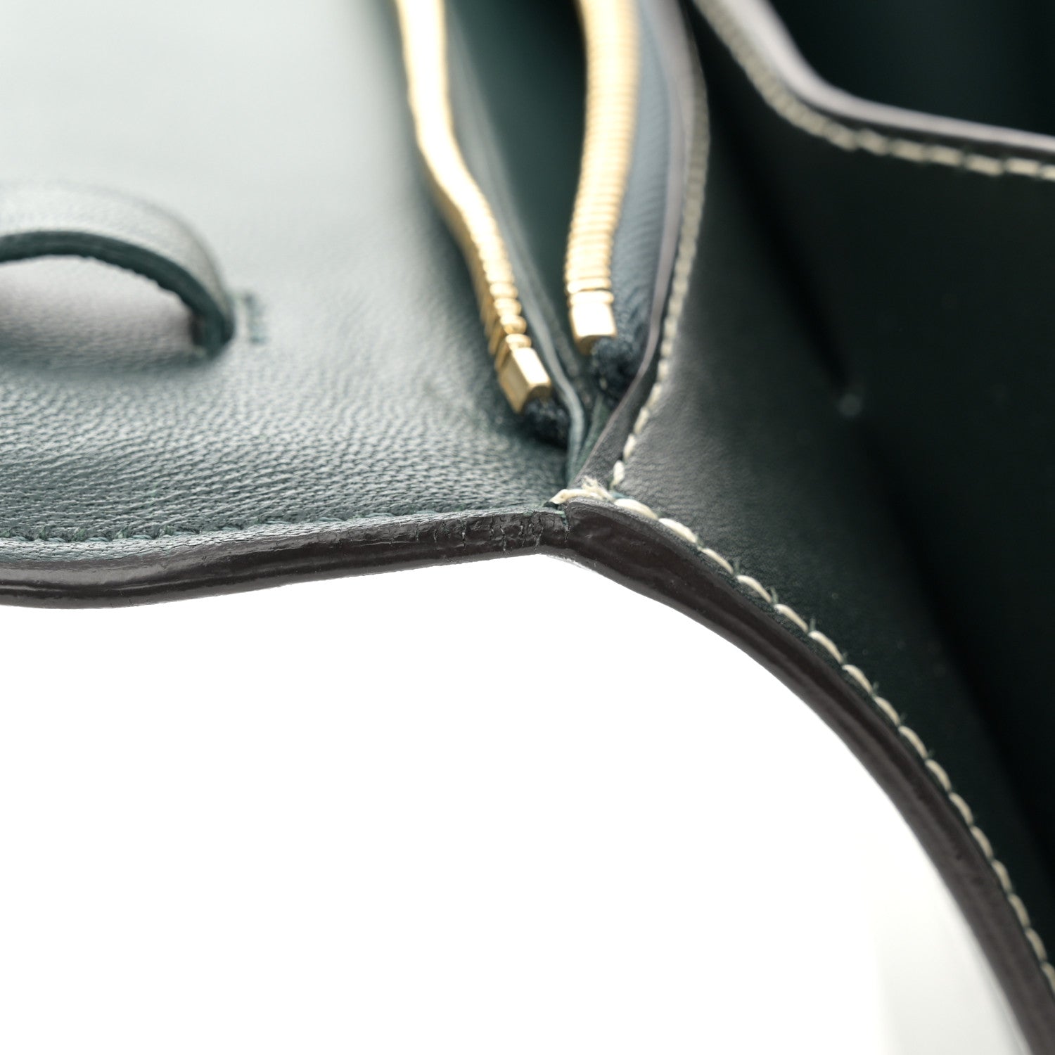 Celine Box Calfskin Medium Classic Box Flap Bag Classic Green 16 of 21