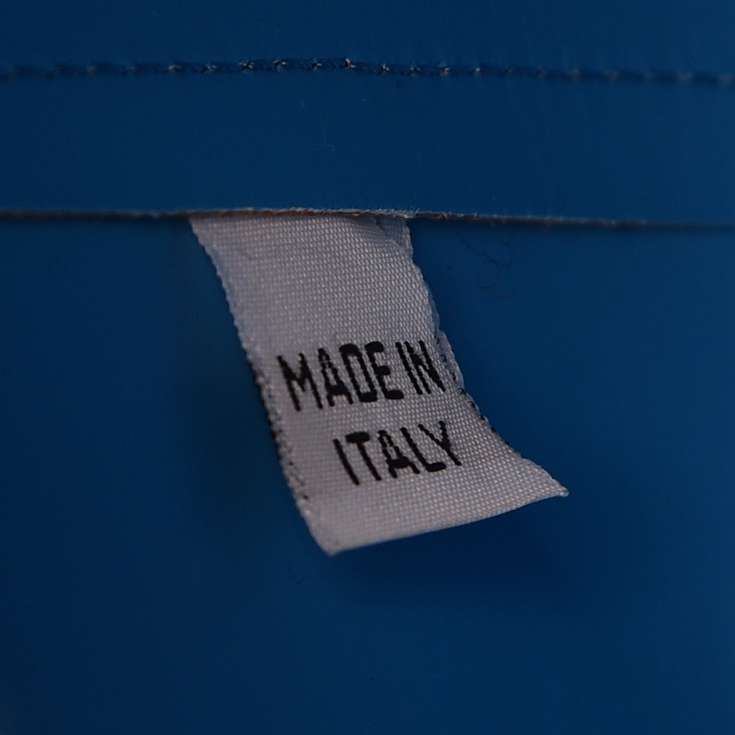 Vegetable Tanned Calfskin Bucket Bag Cammello Azzurro