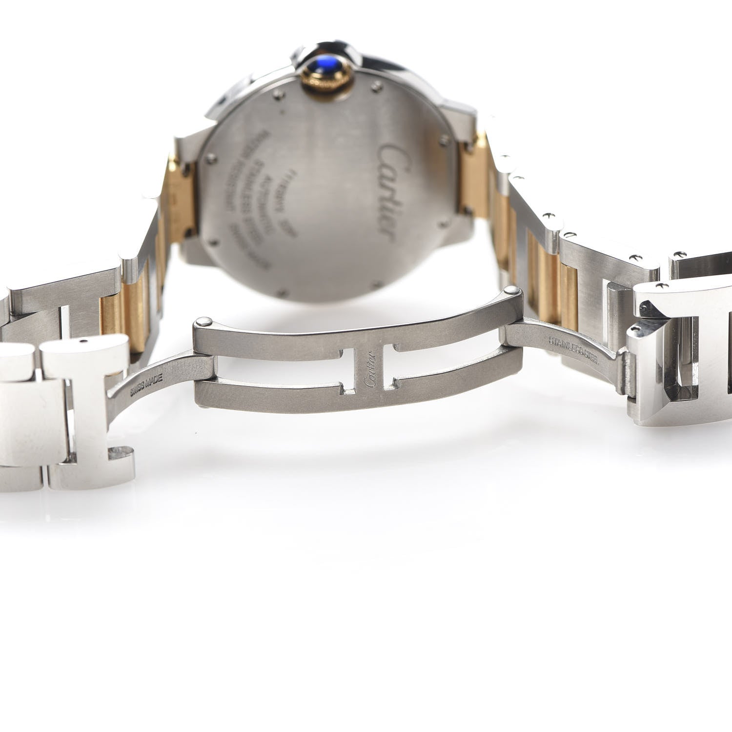 Cartier Stainless Steel 18K Yellow Gold 36mm Ballon Bleu De Automatic Watch 6 of 7