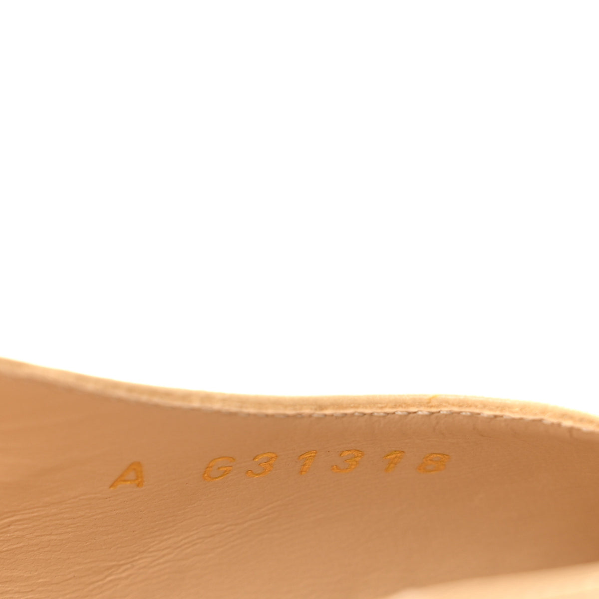 Goatskin Grosgrain Cap Toe CC Slingback Pumps 38 Beige Black