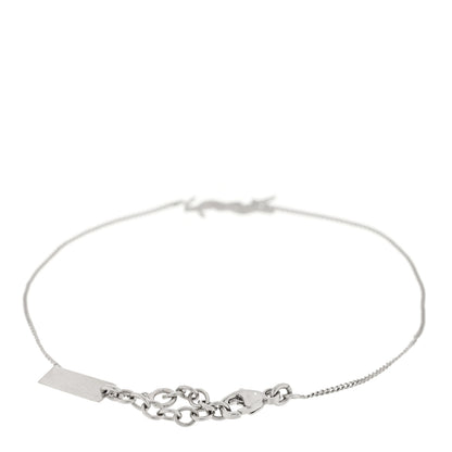Saint Laurent Brass Monogram Charm Bracelet Mirror 2 of 3
