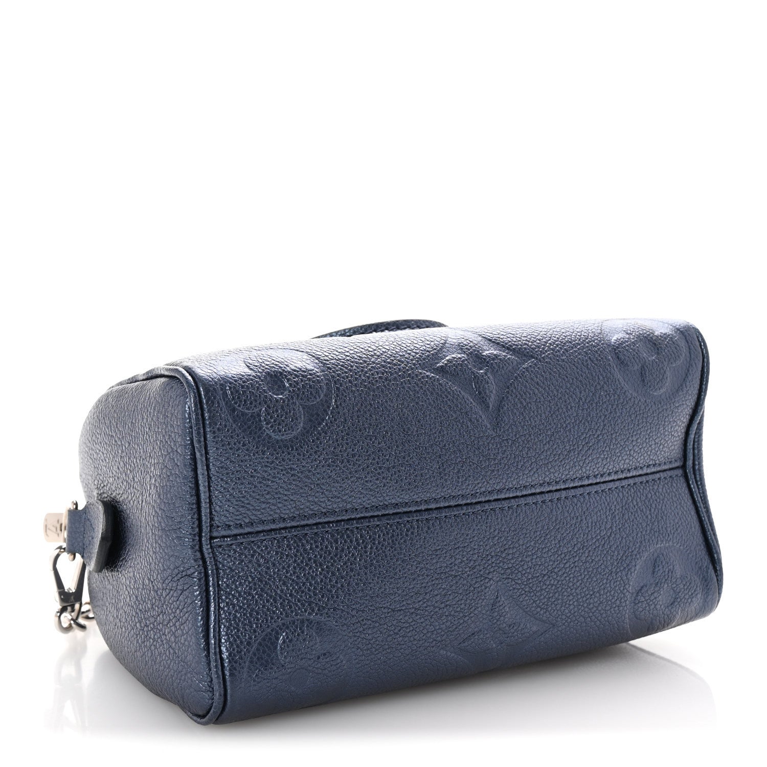 Louis Vuitton Metallic Empreinte Monogram Giant Speedy Bandouliere 20 Navy Nacre 4 of 9