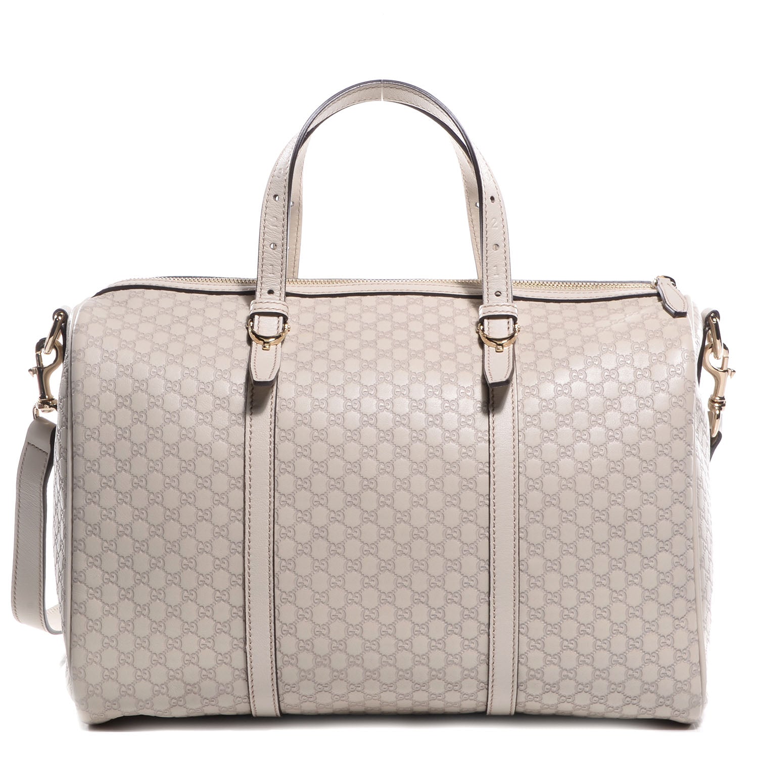 Gucci Soft Microguccissima Medium Nice Boston Off White 1 of 8
