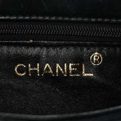 Chanel Lambskin Quilted Tassel Shoulder Bag Black 6 of 12