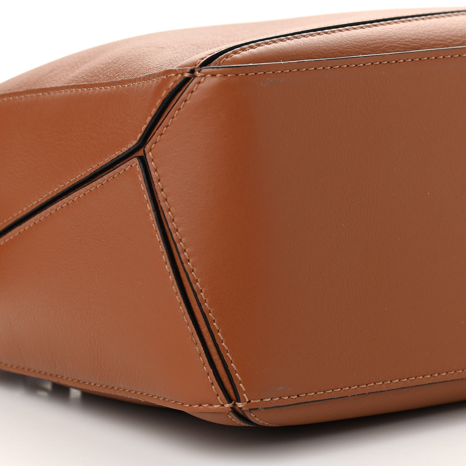 Loewe Calfskin Small Puzzle Bag Tan 8 of 9