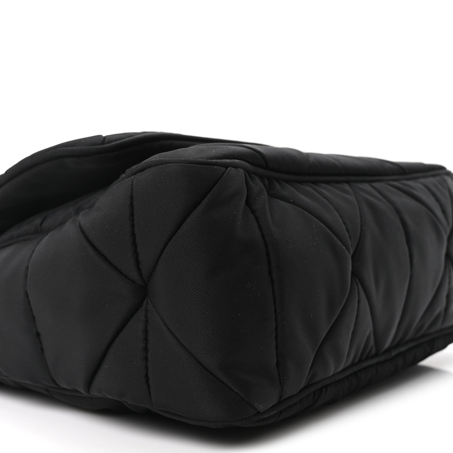 Prada Re-Nylon Quilted Padded Flap Shoulder Bag Black 9 of 10