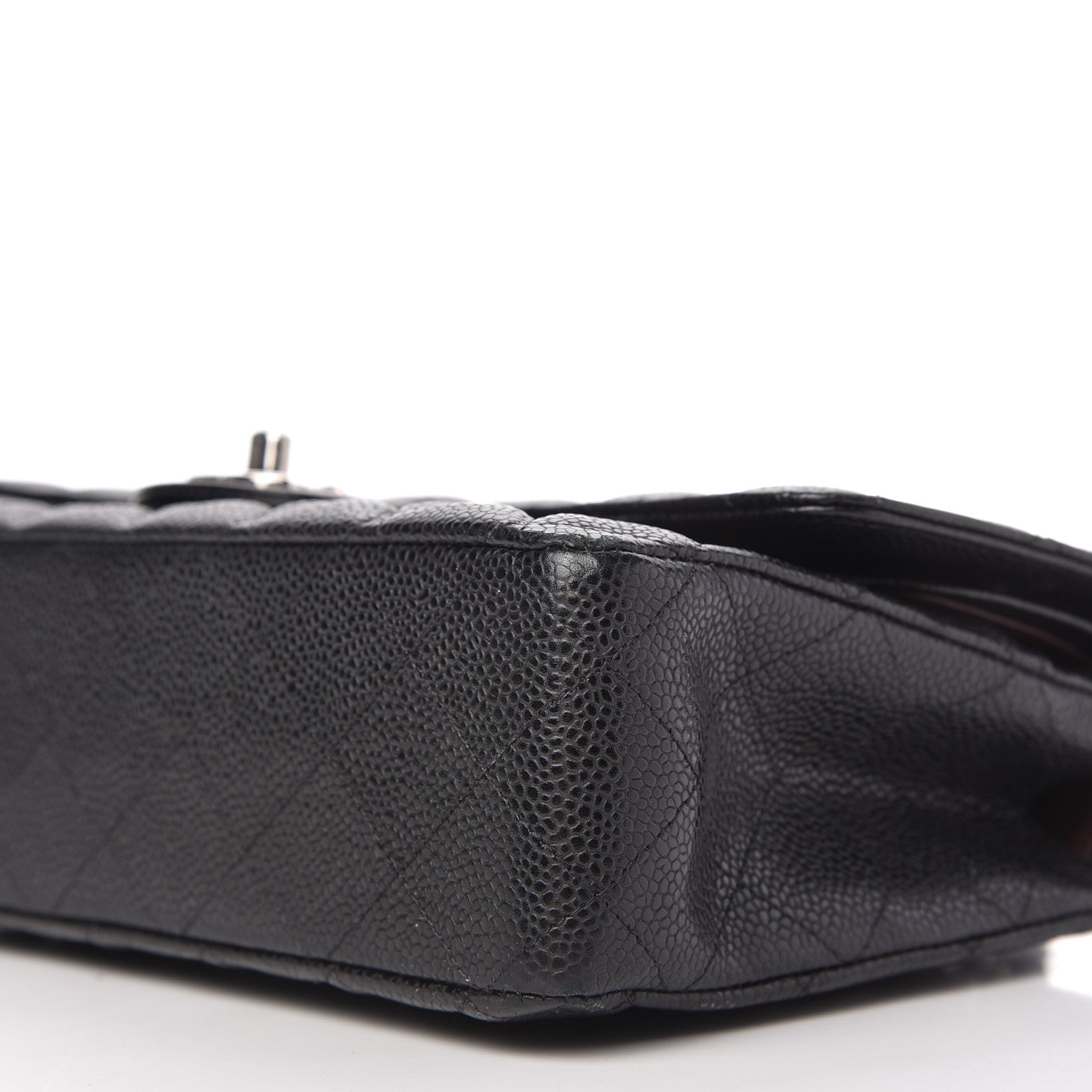 Chanel Caviar Quilted Medium Double Flap Black 7 of 11
