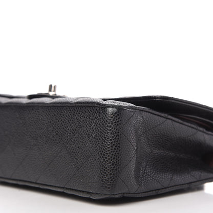 Chanel Caviar Quilted Medium Double Flap Black 7 of 11