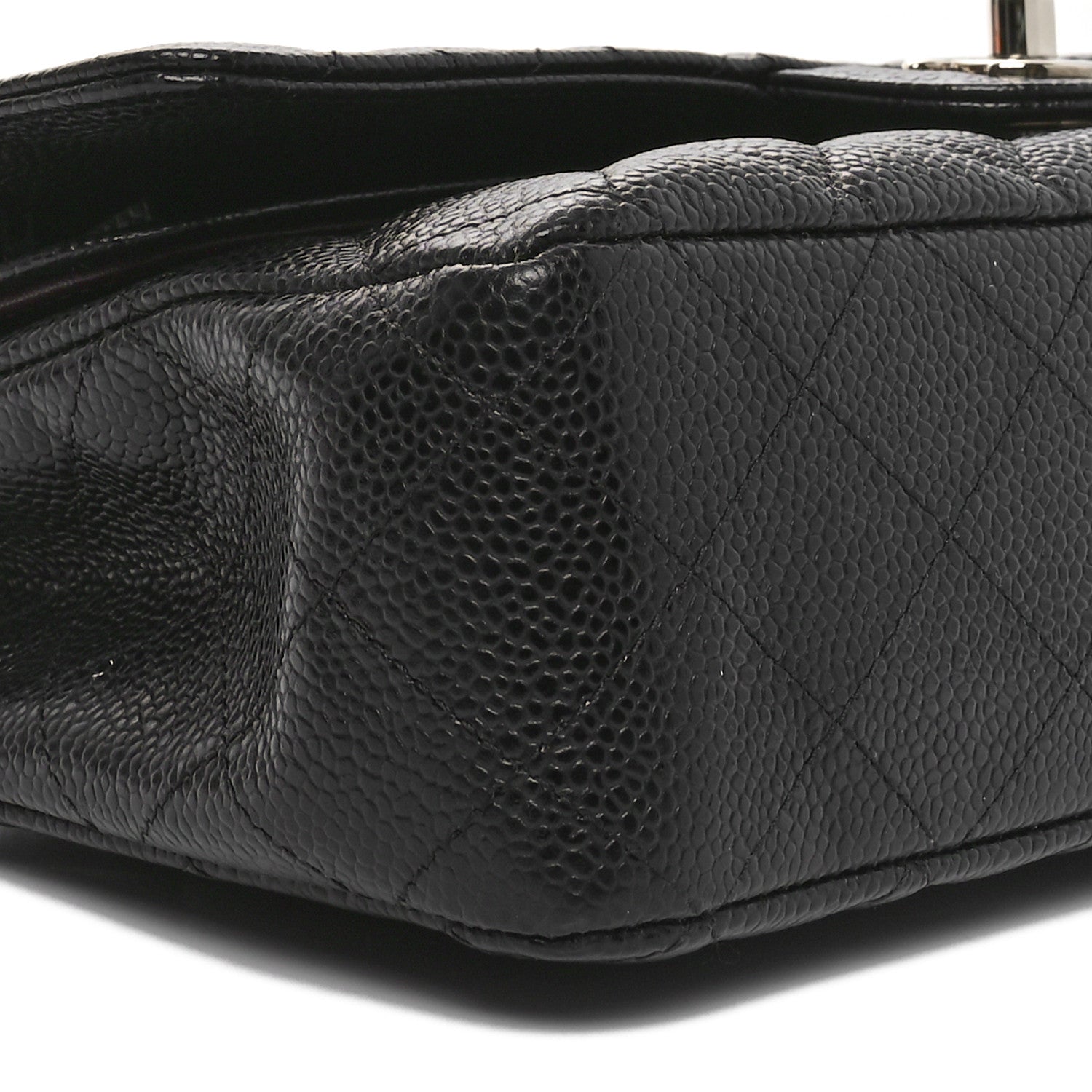 Chanel Caviar Quilted Medium Double Flap Black 9 of 11