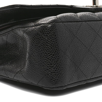 Chanel Caviar Quilted Medium Double Flap Black 9 of 11