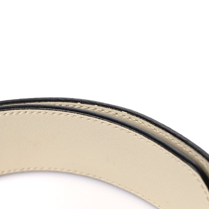 Gucci Calfskin Crystal Double G 40mm Belt 80 32 White Multicolor 7 of 8