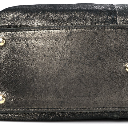 Saint Laurent Calfskin Reversible Double Sac Y Tote Black Gold 22 of 23