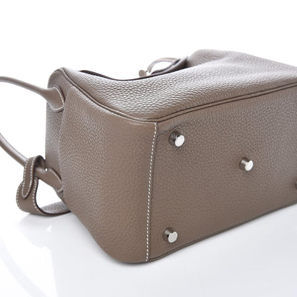 Hermes Taurillon Clemence Lindy 26 Etoupe 5 of 10
