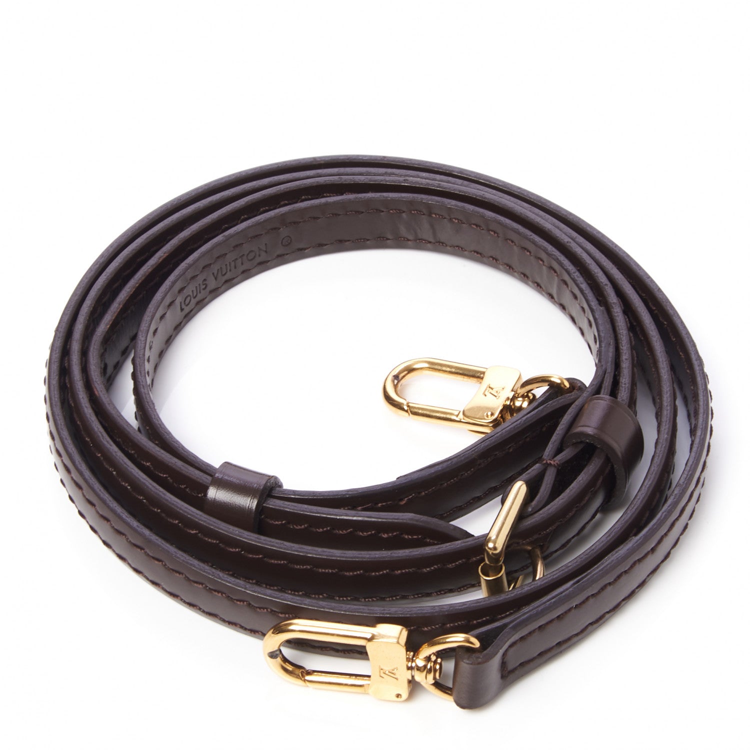 Louis Vuitton Calfskin Adjustable Speedy Bandouliere Shoulder Strap Brown 3 of 4