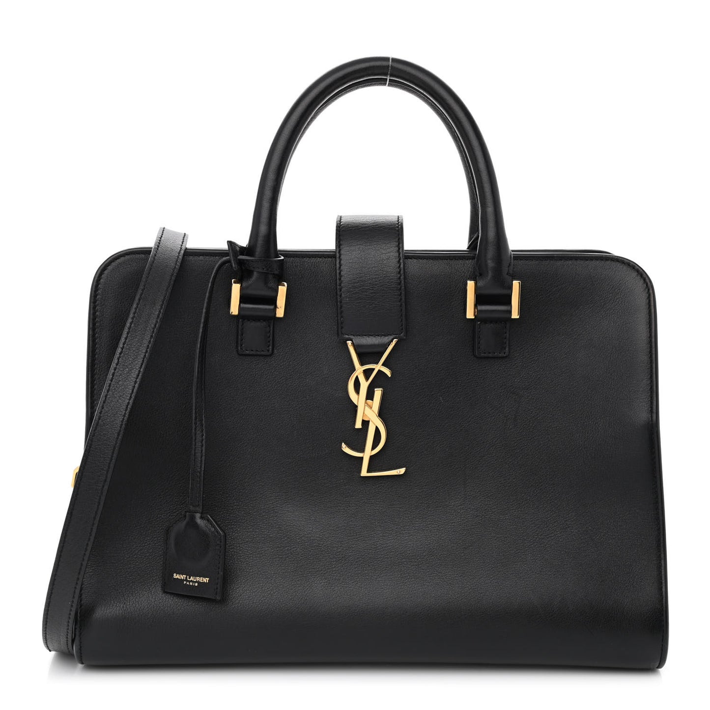 Smooth Calfskin Small Monogram Cabas Black