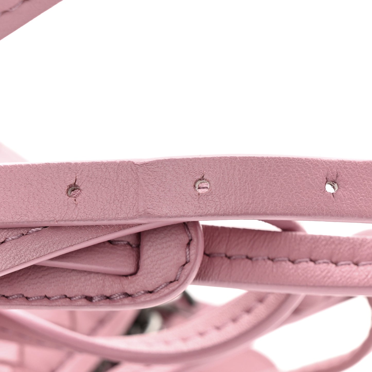Nappa Intrecciato Nodini Crossbody Messenger Rose Pink