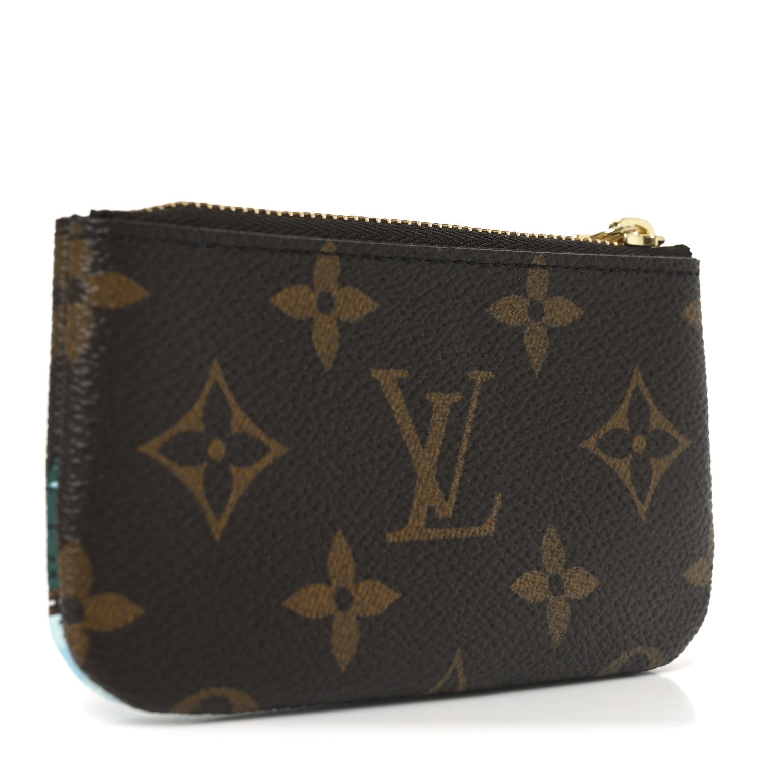 Louis Vuitton Monogram 2023 Christmas Animation Alpine Key Pouch Pink 3 of 6