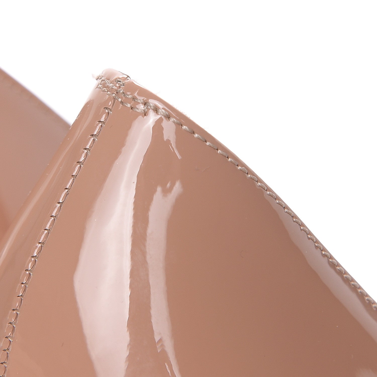 Christian Louboutin Patent Lady Peep 150 Pumps 40.5 Nude 10 of 12