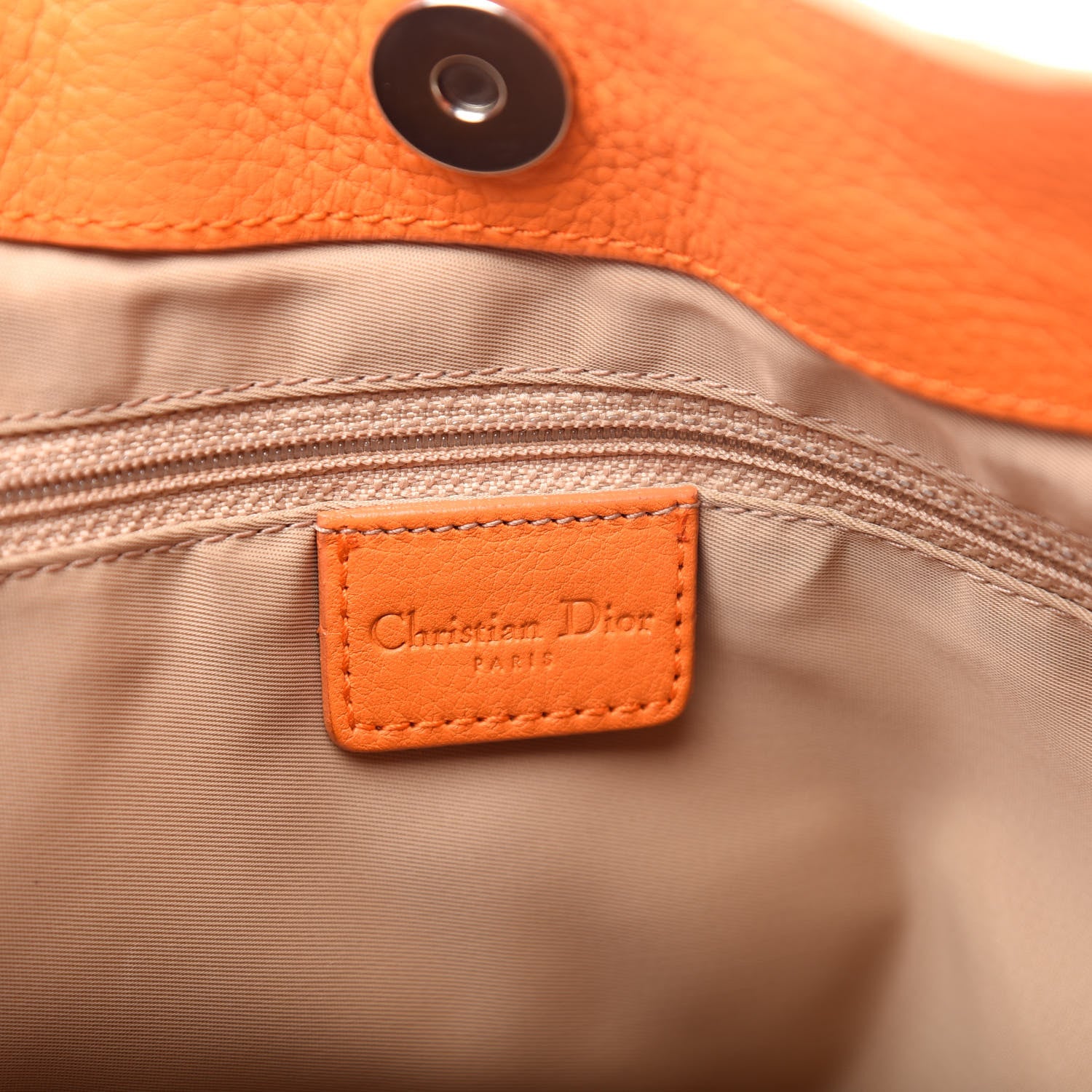 Christian Dior Diorissimo Hobo Orange 6 of 9