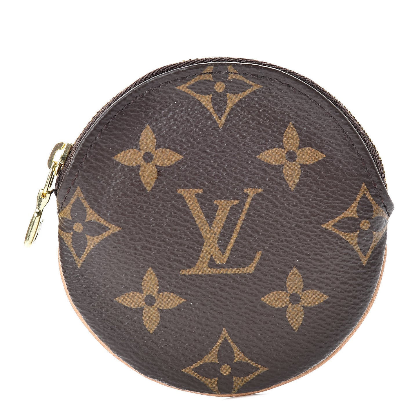 Monogram Round Coin Purse