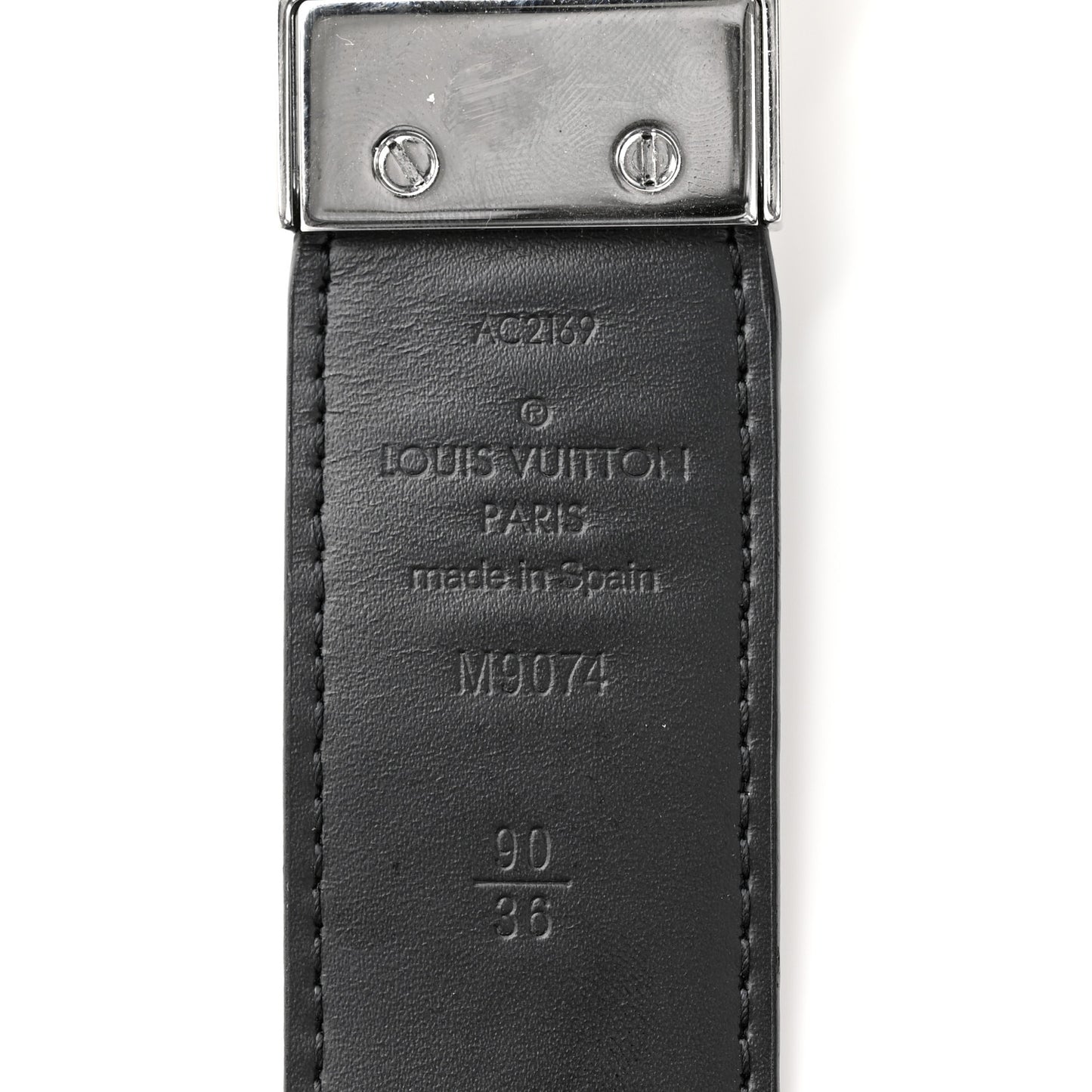 Damier Graphite Belt