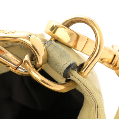 Fendi Nappa FF 1974 Embossed Large Baguette Banana 12 of 16