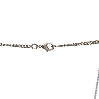 Chanel Crystal Pearl CC Pendant Necklace Gold 5 of 6
