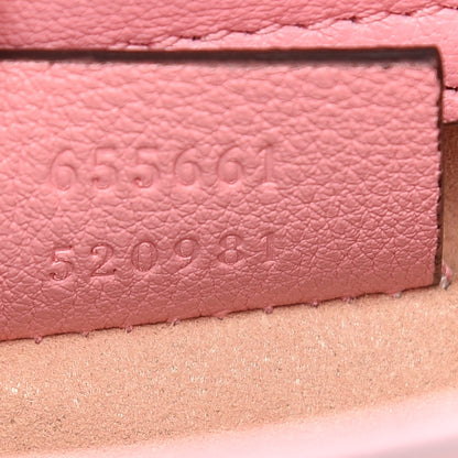 Gucci Wonka Grain Calfskin Mini Diana Tote Bag Wild Rose Fuxia Fluo 7 of 9