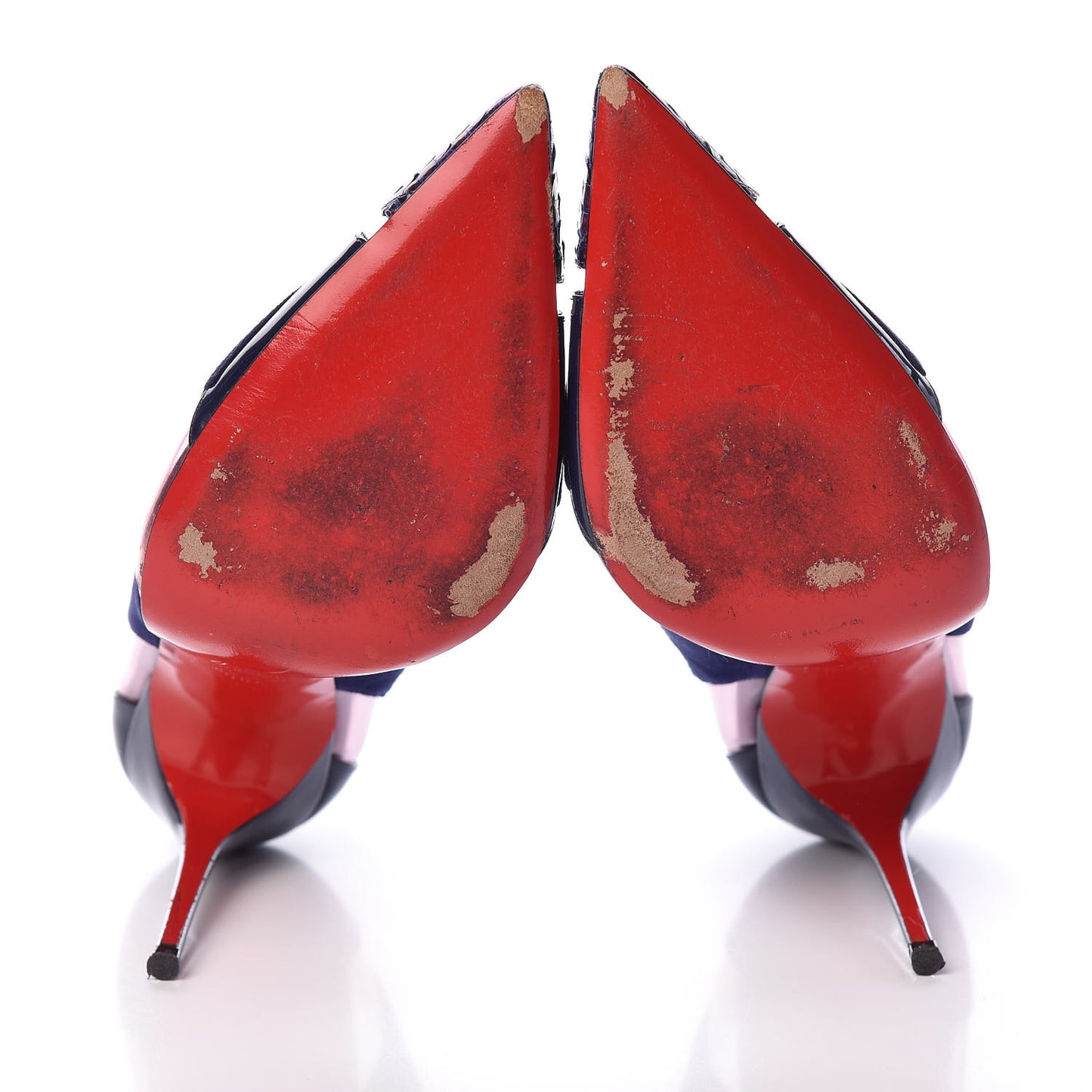 PVC Suede Patent Watersnake Galata 100 Pumps 39.5 Eclipse