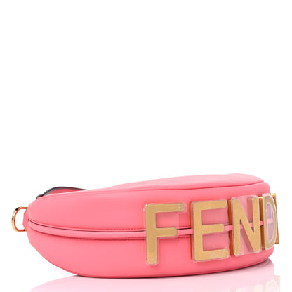 Fendi Vitello Grace Matte Small Fendigraphy Hobo Bag Pink Dalia 4 of 12