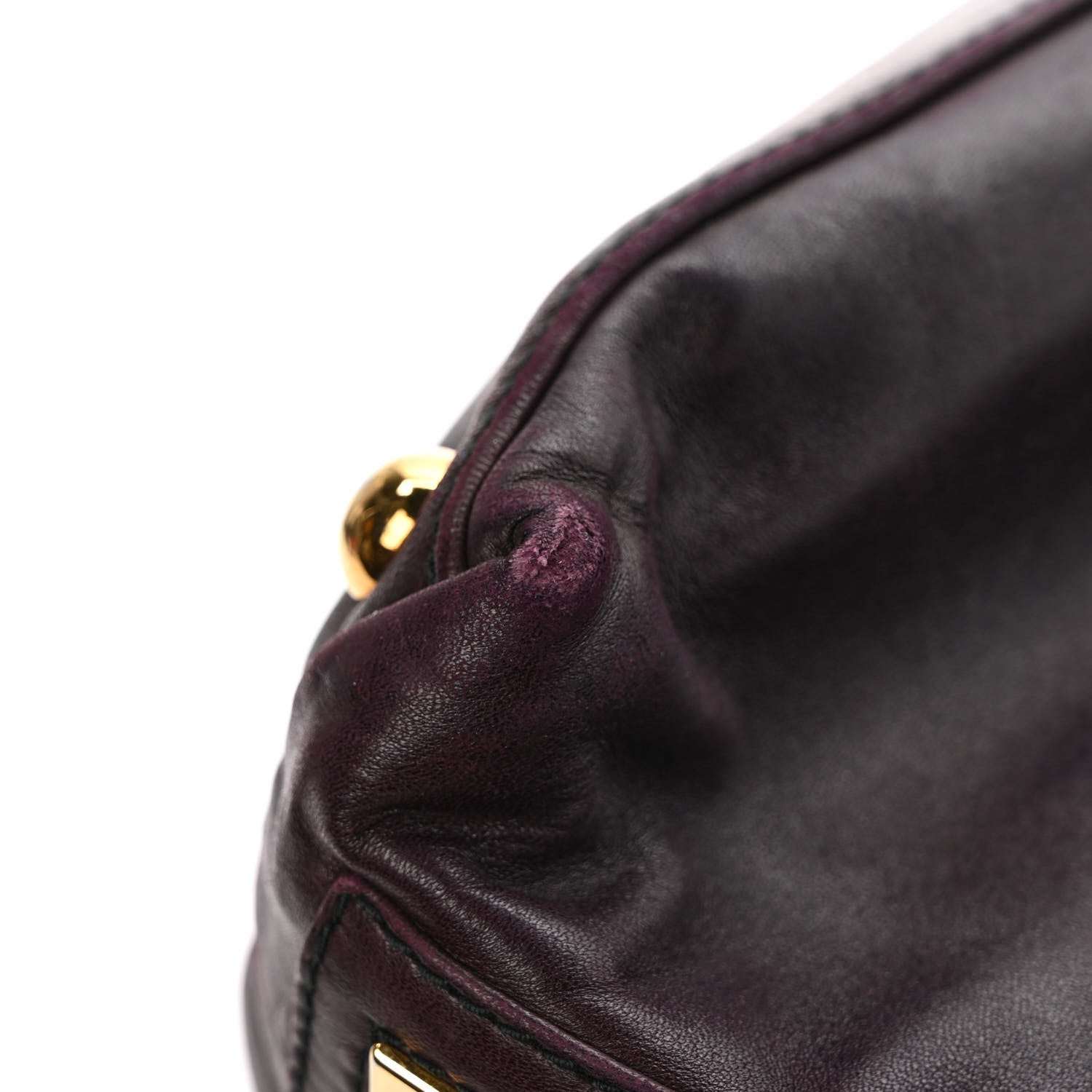 Valentino Garavani Nappa Petale Dome Bag Burgundy 11 of 13