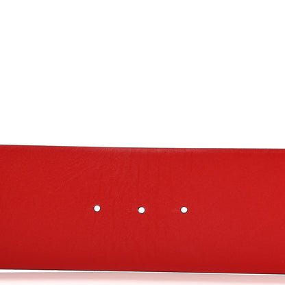 Valentino Garavani Glossy Calfskin 70mm VLogo Reversible Belt 75 30 Black Rouge Pur 5 of 8