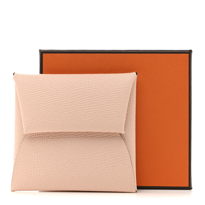 Hermes Epsom Verso Bastia Coin Purse Rose Eglantine Rose Jaipur 8 of 8