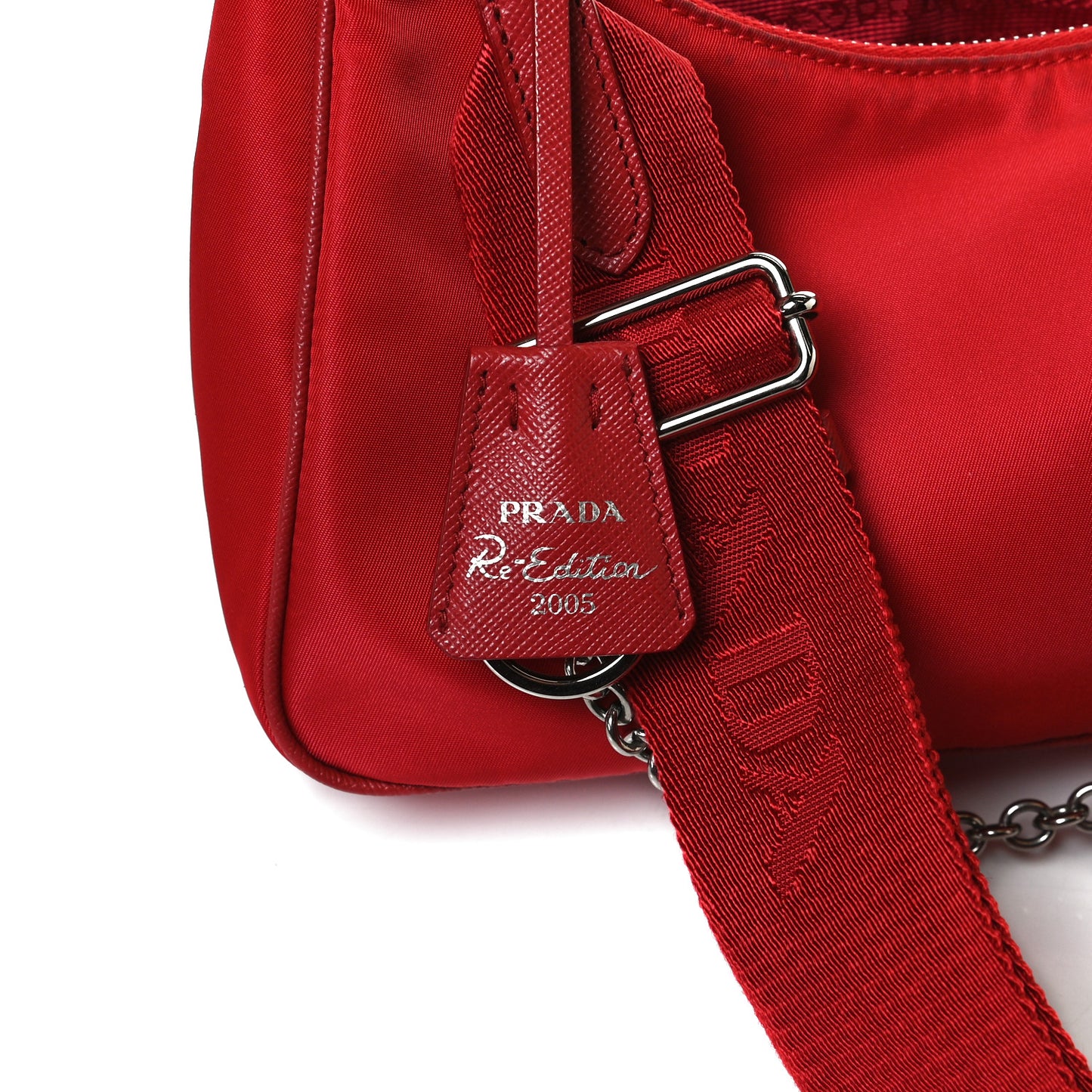 Nylon Re-Edition 2005 Shoulder Bag Rosso