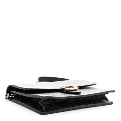 Gucci Dollar Calfskin Interlocking G Chain Wallet Black 3 of 8