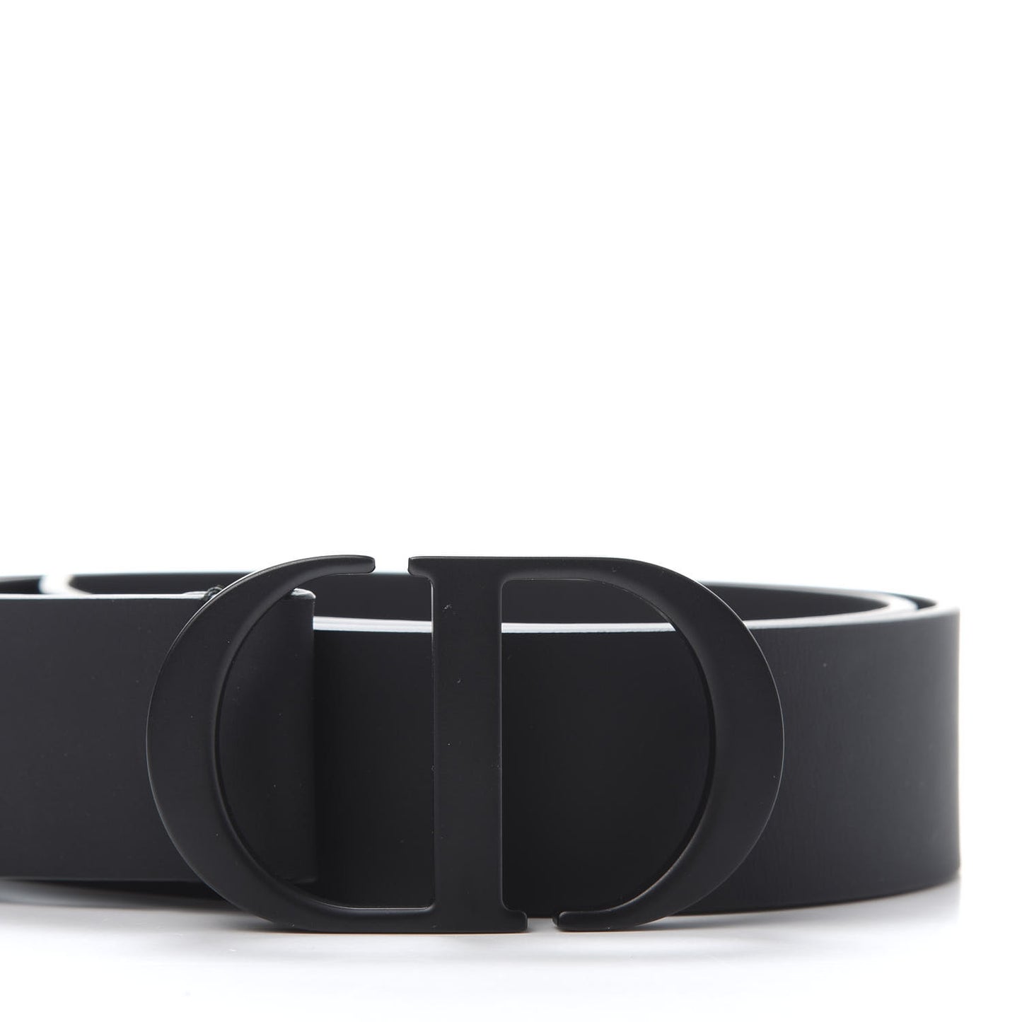 Ultra Matte Calfskin 35mm Montaigne Belt 80 Black