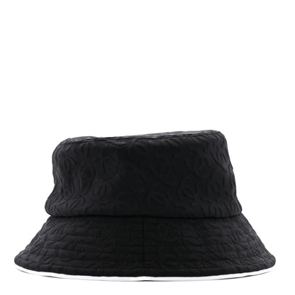 Chanel Mixed Fibers CC Bucket Hat M Black White 5 of 8