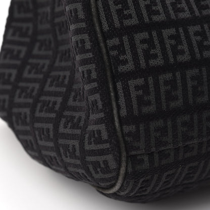 Fendi Zucchino Shoulder Bag Black 9 of 15