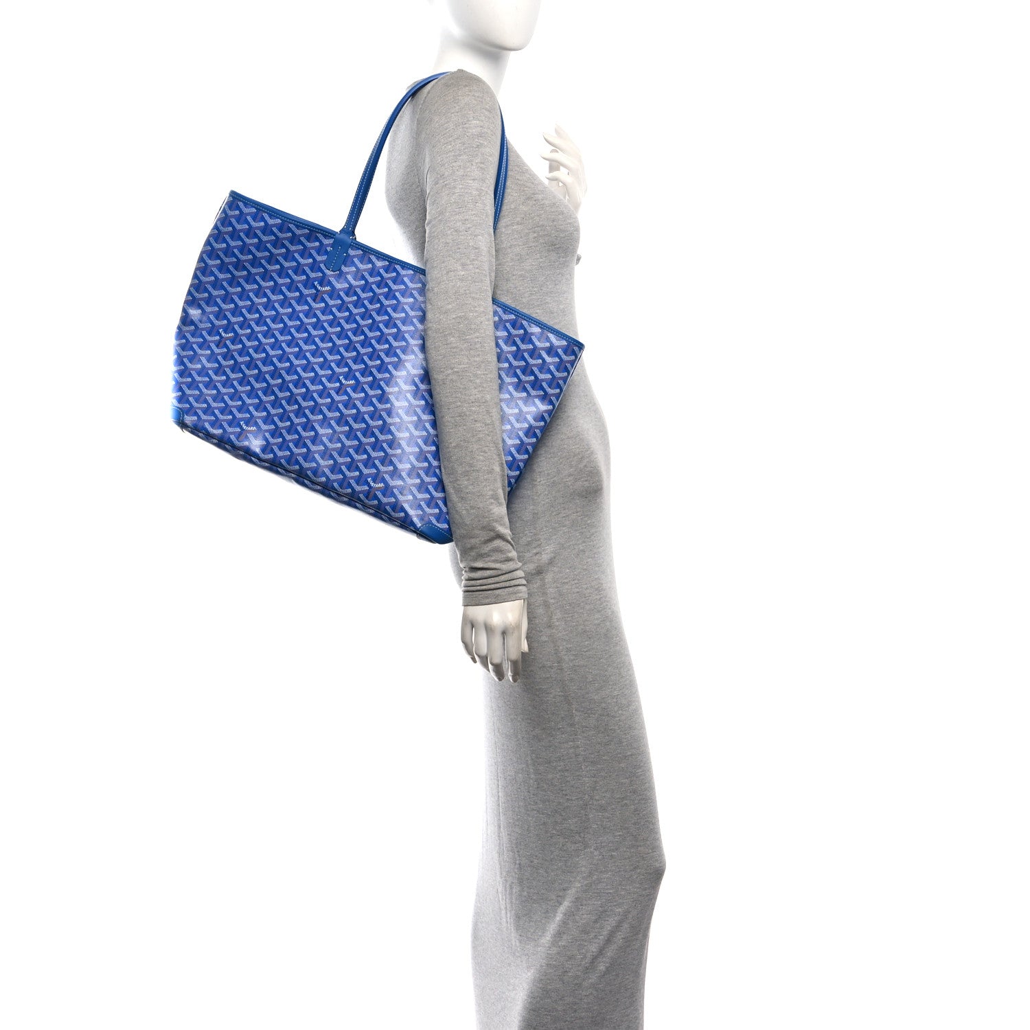 Goyard Goyardine Artois MM Blue 2 of 11