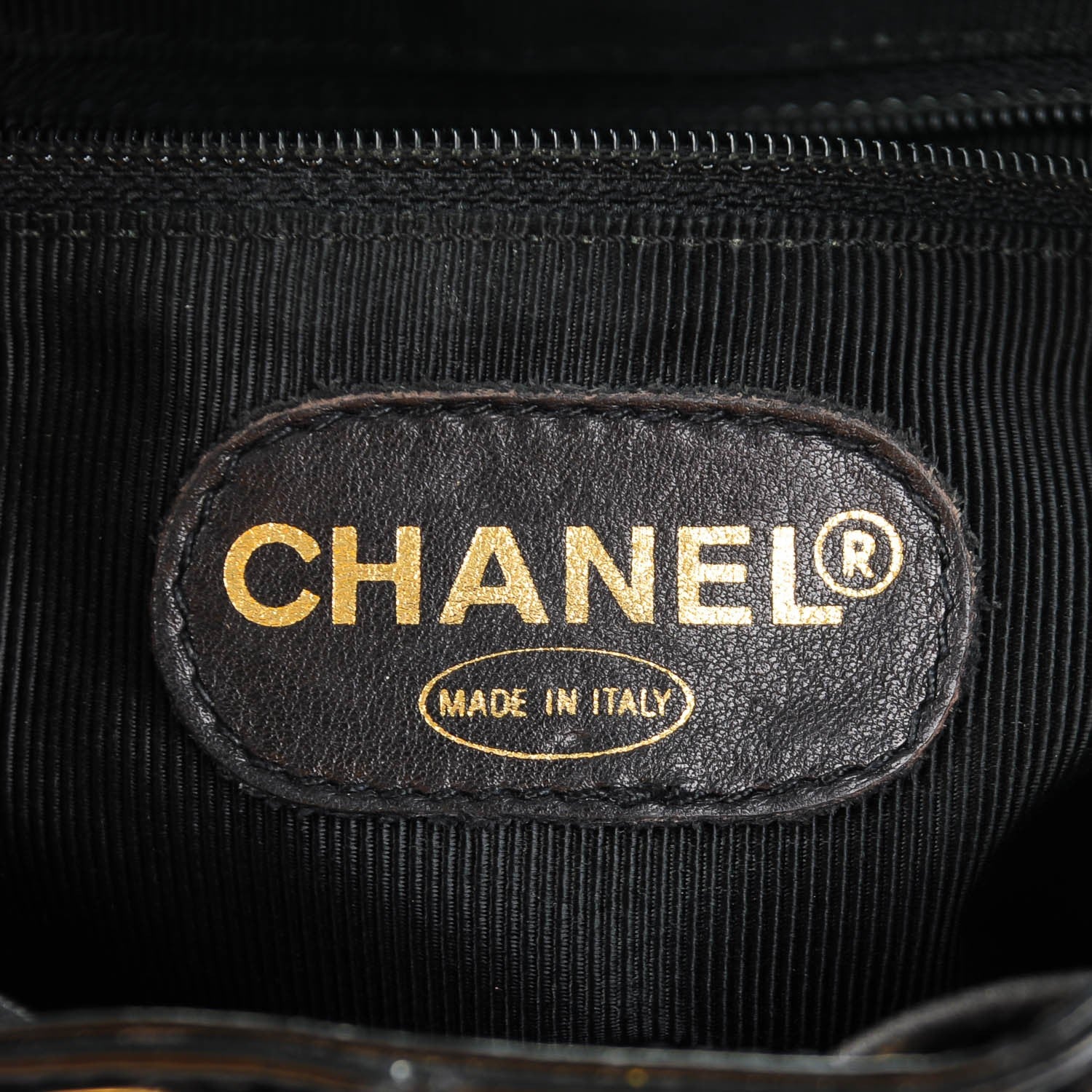 Chanel Patent Quilted Drawstring Shoulder Bag Black 6 of 7