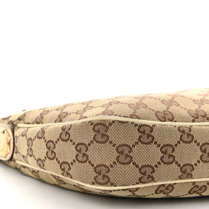 Gucci Monogram Small Charmy Hobo Ivory 9 of 10
