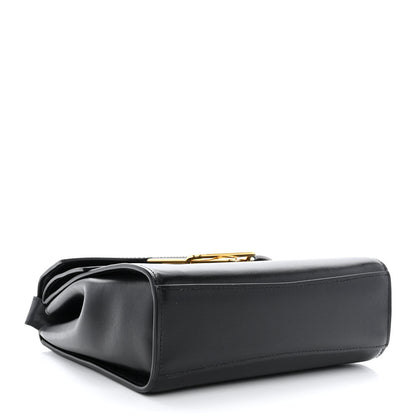 Bottega Veneta Box Calfskin Nappa Clip Bag Black 4 of 10