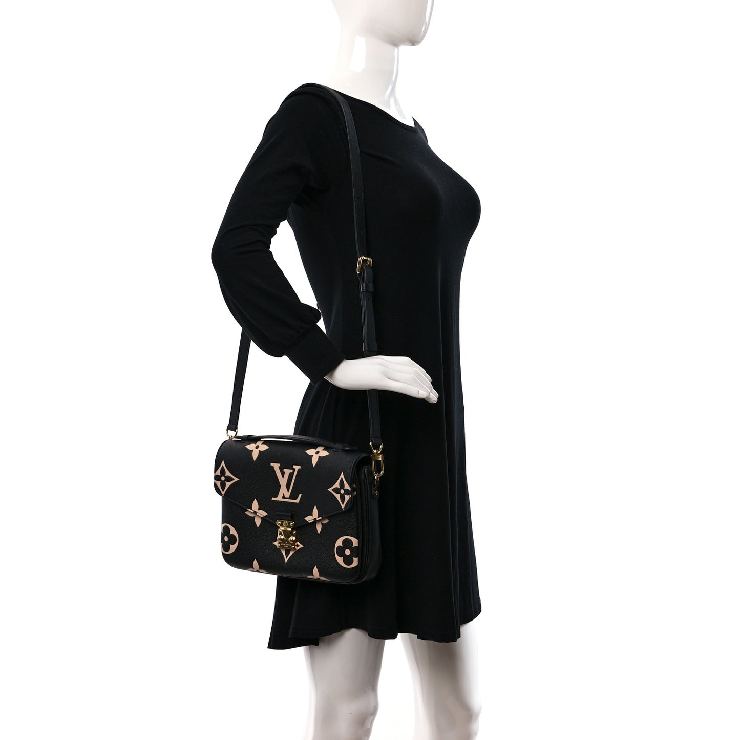 Empreinte Monogram Giant Pochette Metis Black Beige
