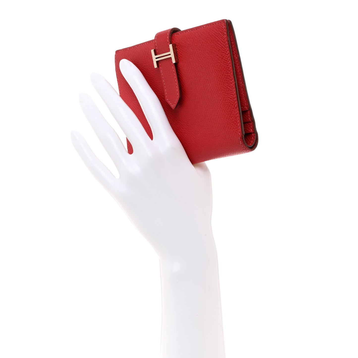 Epsom Bearn Compact Wallet Rouge Casaque