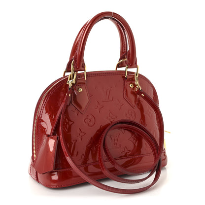 Louis Vuitton Vernis Alma BB Pomme D'Amour 3 of 9