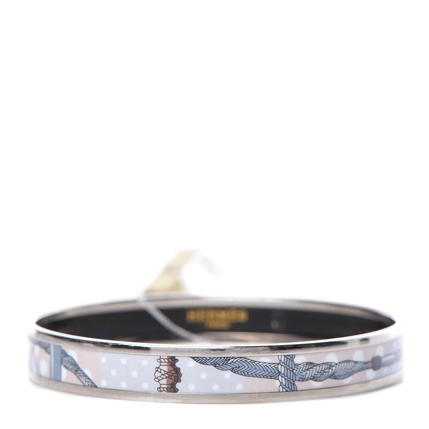 Hermes Enamel Printed Narrow Clic Clac A Pois Bracelet 70 1 of 5