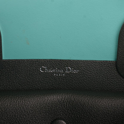 Christian Dior Supple Grained Calfskin Large Open Bar Tote Green 6 of 7