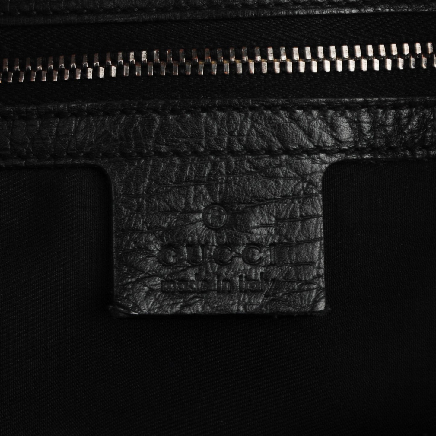Monogram Large Horsebit Chain Hobo Black